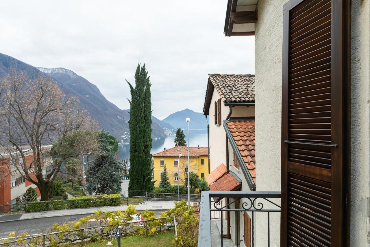 Rose Apartment By Quokka 360 - Refined Two-Bedroom Apartment With Garden Lugano Exteriör bild